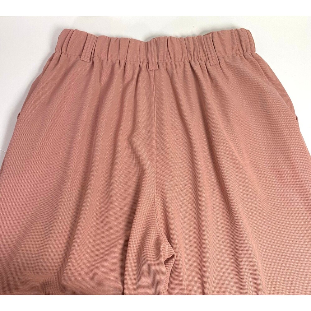 Halara Play It My Way Wide Leg Pants Womens Size Medium Pink Textured NWT - Picture 6 of 13
